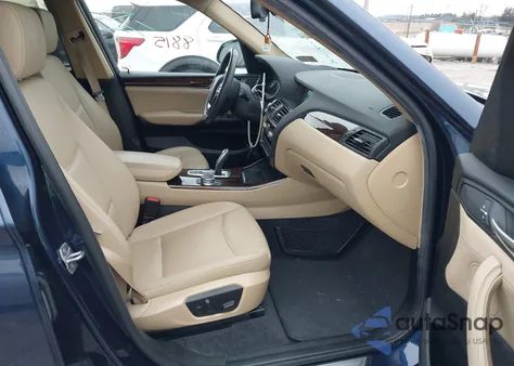 2017 BMW X3 xDrive28I from USA, damaged, VIN 5UXWX9C35H0T18013